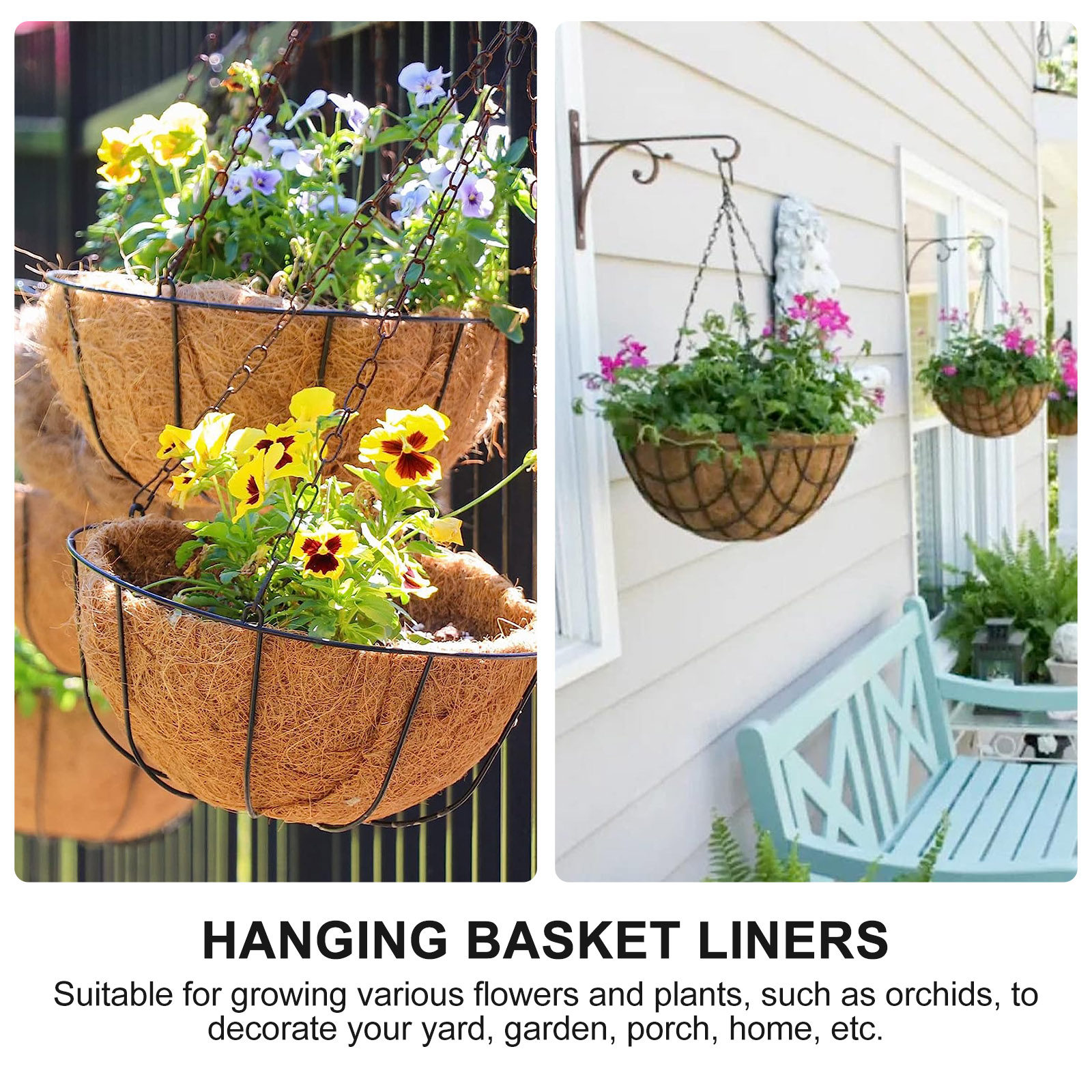 4Pcs Coconut Fiber Hanging Bas - огляд і ціна Spider Plant Hanging