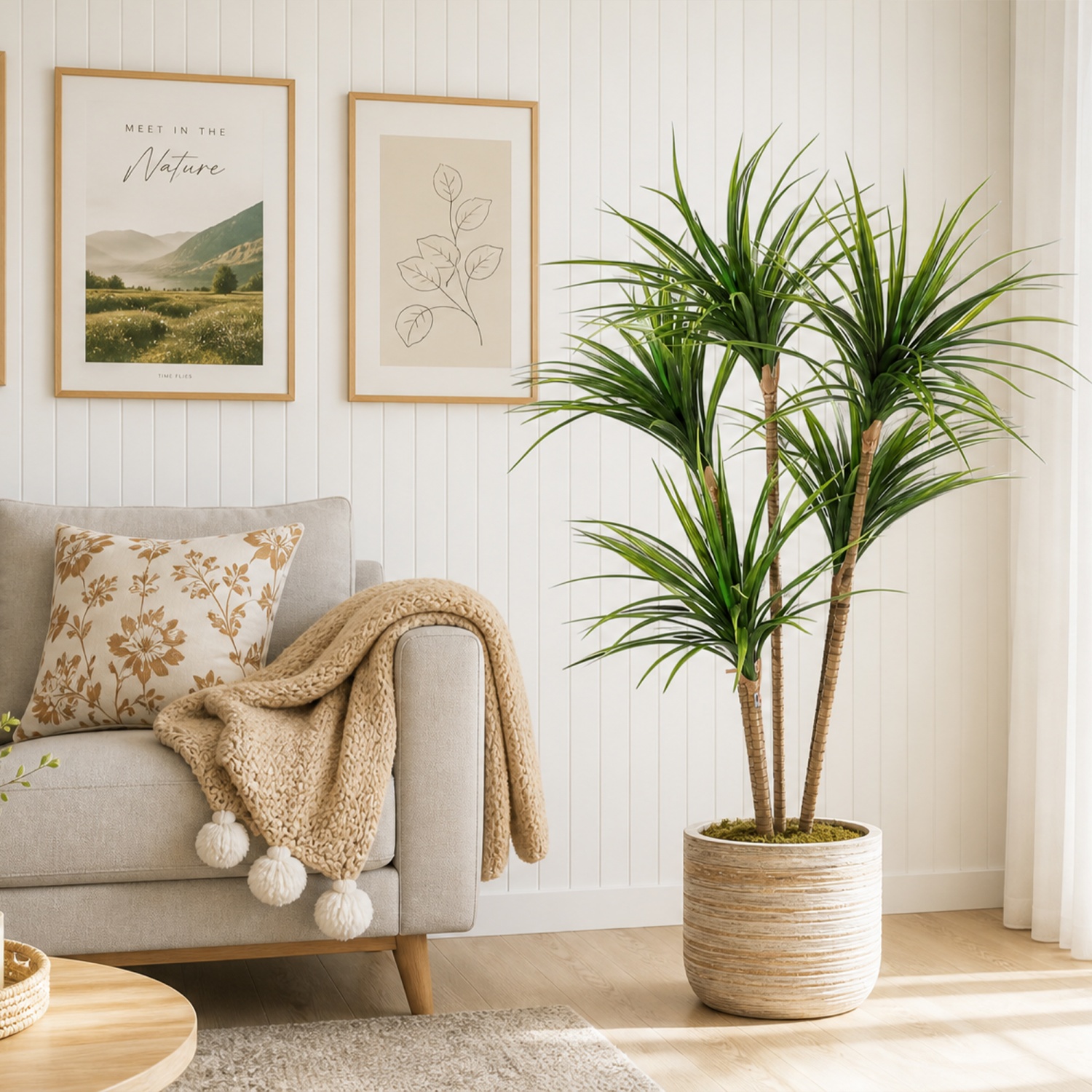 4.27FT/5 FT Artificial Dracaen - огляд і ціна Dracaena Marginata