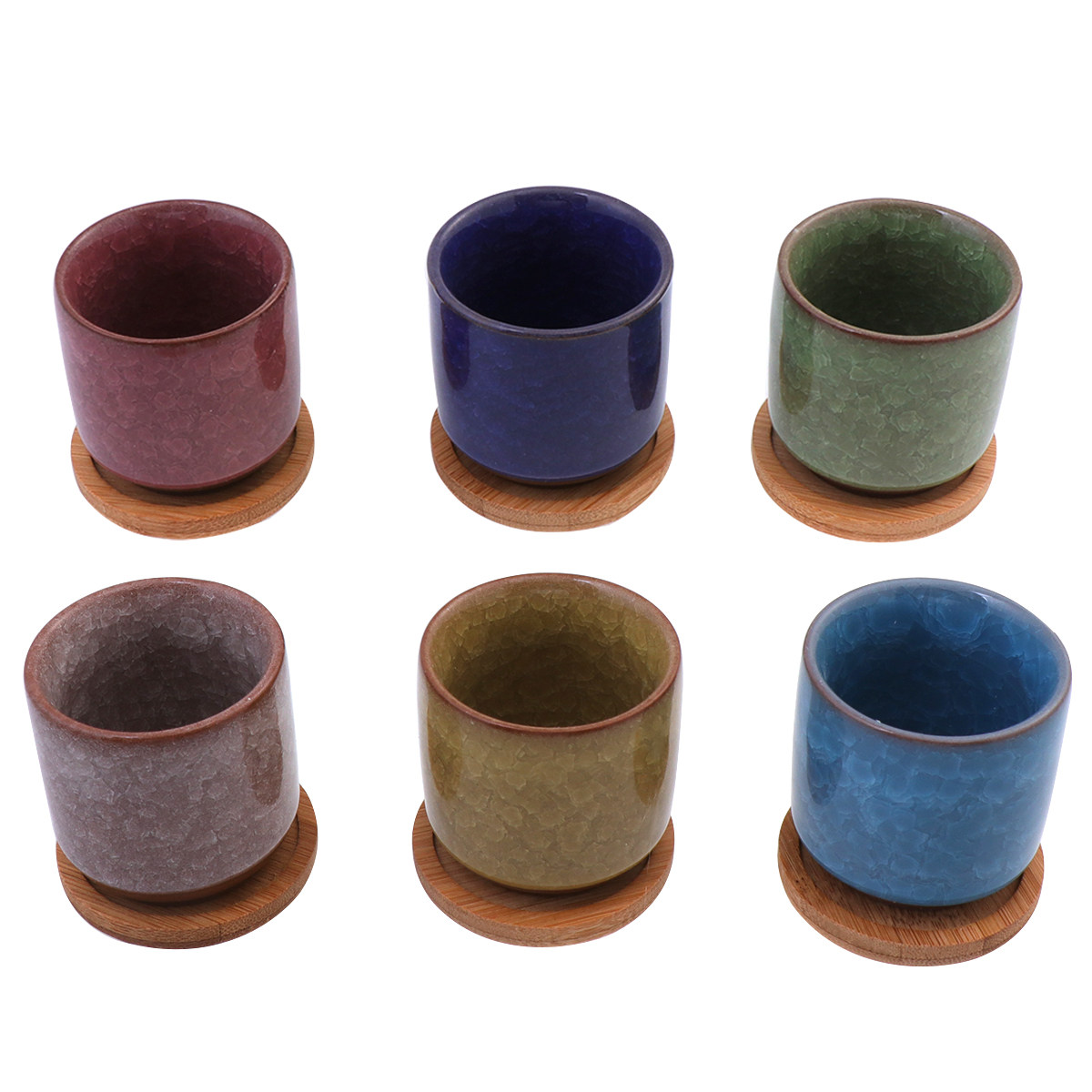 Mini Cracked Glaze Ceramic Pot - огляд і ціна Aloe Vera Pot