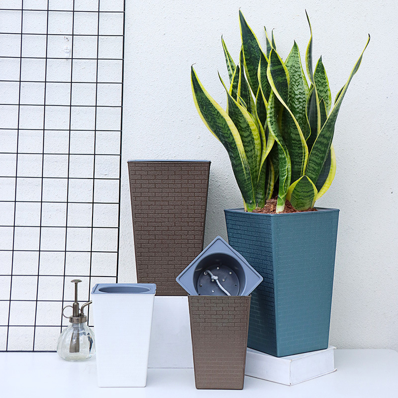 Brick Pattern Flowerpot Imitat - огляд і ціна Pilea Peperomioides