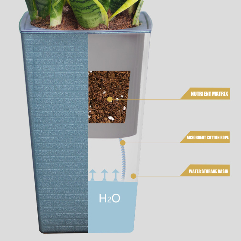 Brick Pattern Flowerpot Imitat - огляд і ціна Pilea Peperomioides