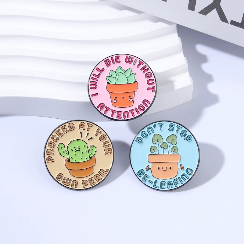 Potted Plant Enamel Brooch Mon - огляд і ціна Aloe Vera Pot