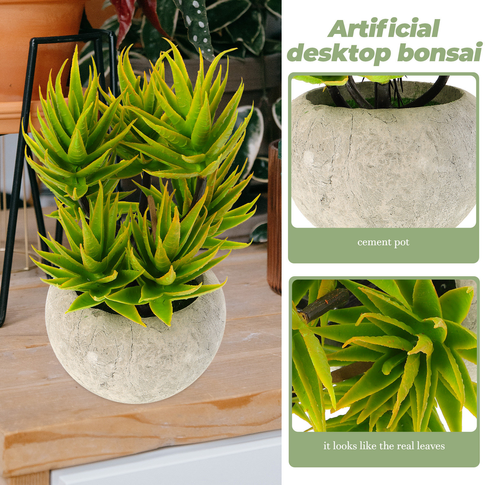 Artificial Aloe Vera Plant Pot - огляд і ціна Aloe Vera Pot