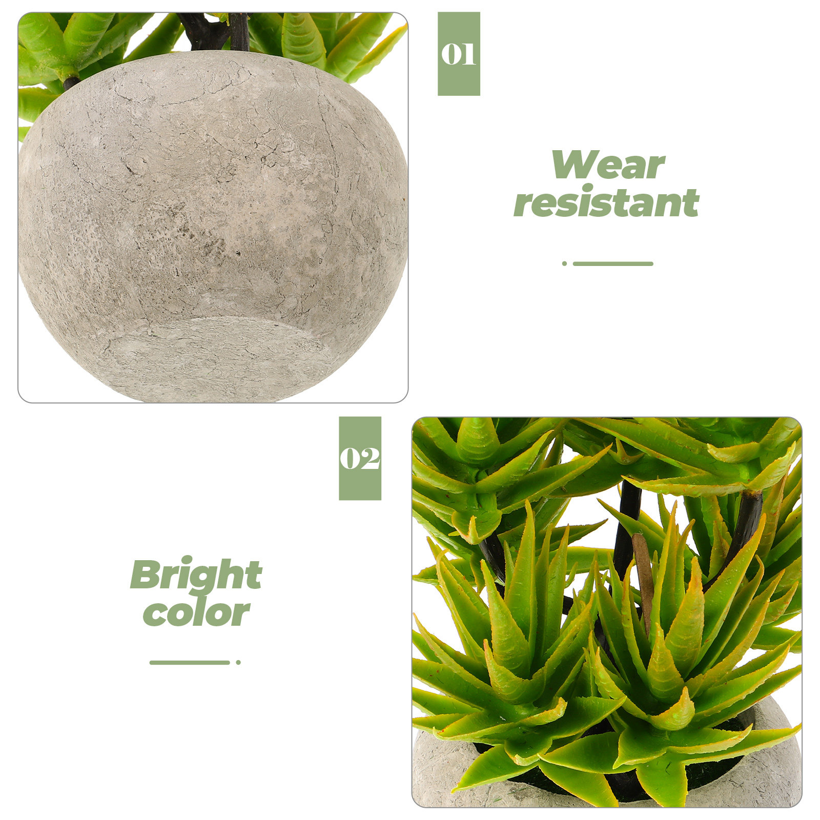 Artificial Aloe Vera Plant Pot - огляд і ціна Aloe Vera Pot