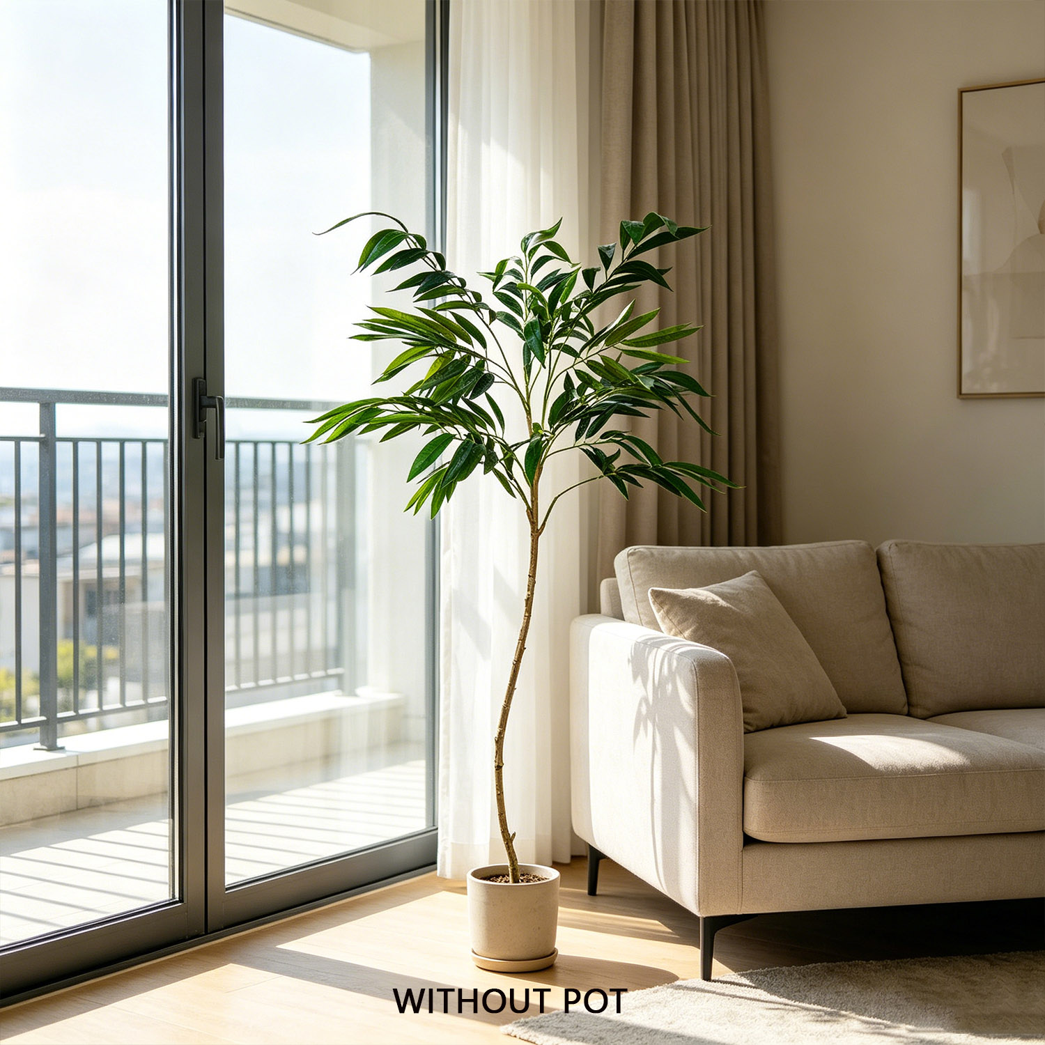 65-160cm Artificial plant Will - огляд і ціна Ficus Lyrata Tree